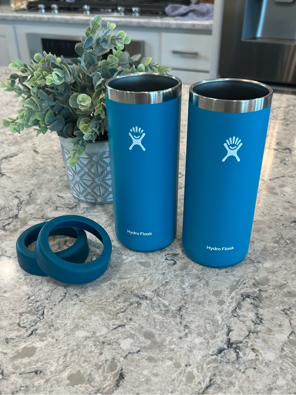 NWOT Hydro Flask Tallboy Cooler Cup 20oz - Color Laguna Cay (Set of 2)